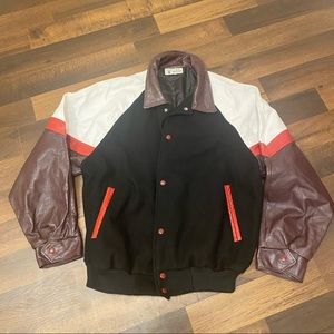 Vintage Varsity Bomber Jacket
